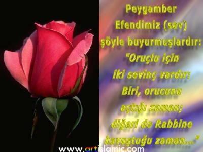 Bu Hadis-i erfin kaynaklar: Buhr, Savm 2,9, Libs 78; Mslim, Sym 164, {1151}; Muvatta, Sym 58, {1,310}; Eb Davud, Savm 25, {2363}; Tirmiz, Savm 55, {764}; Nes, Sym 41 {2,160-161}; bn-i Mce, Sym 1, {1638}, Edeb 58, {3823}