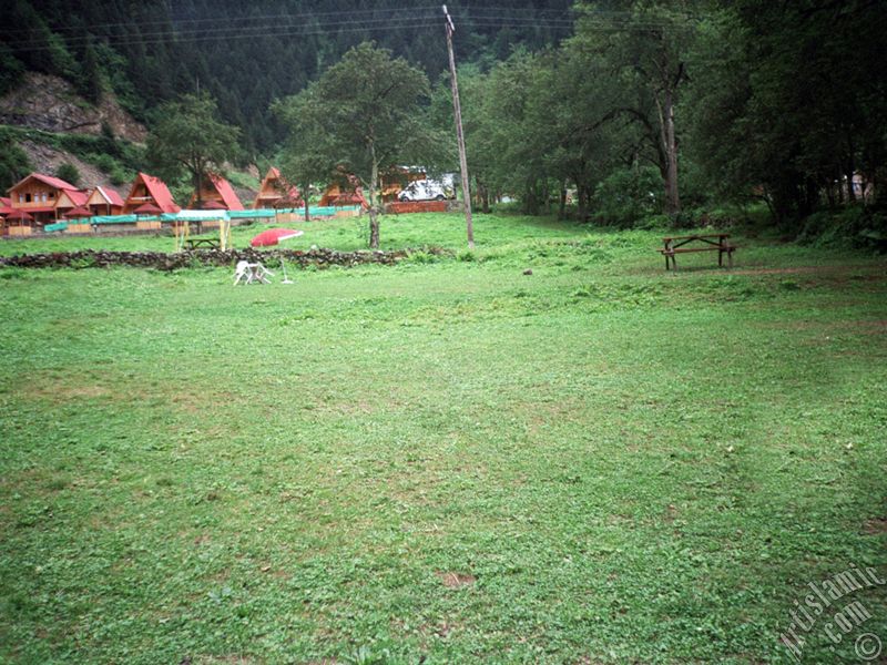 View of Uzungol high plateau located in Trabzon city of Turkey.
